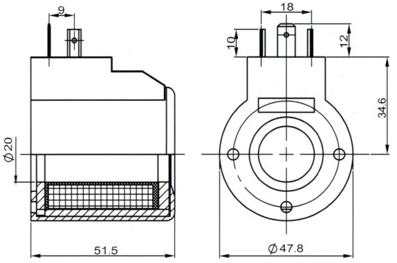Тип катушка 110VAC 50Hz 120VAC 60Hz 33W Northman соленоида водяной задвижки