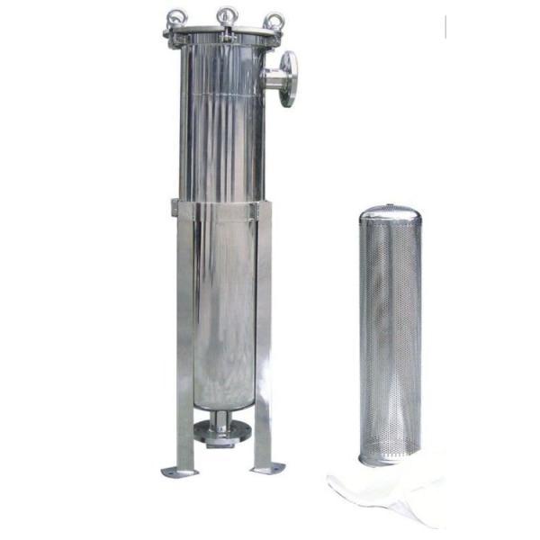 High Flow Food Grade Stainless Steel Filter Bag Housing for Juice Liquid Purifying