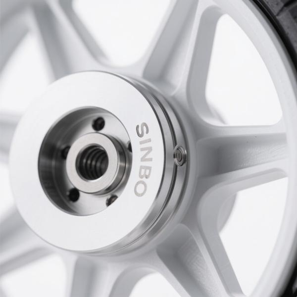 Drive Wheel Hub with Encoder Mount High Load Capacity for Service Robot Mobile Chassis
