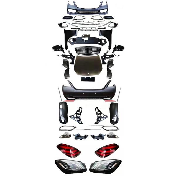 Mercedes Benz S Class W221 W222 With Our Maybach Body Kit And LED Lights
