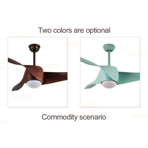 52 inch Ceiling Fans 3 Blades wooden American retro remote fan creative wooden ceiling fan Light(WH-CLL-02)