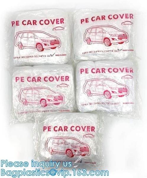 Disposable Car Covers Clothes,  Universal Covering Prevent Dust For Car, Vehicle Covers, With Elastic Band