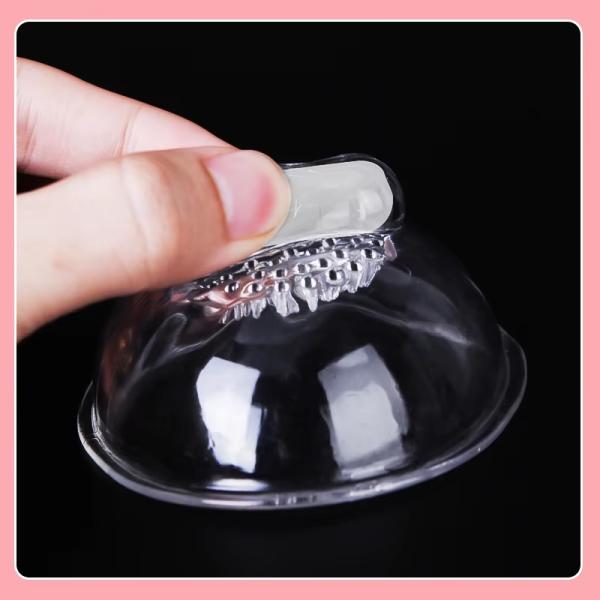 Ventouse téton femme USB étanche vibrateur de massage mammaire télécommande