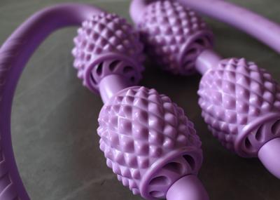 Complete Muscle Massage Kit: 4-Wheel Muscle Roller with Leg Clamps