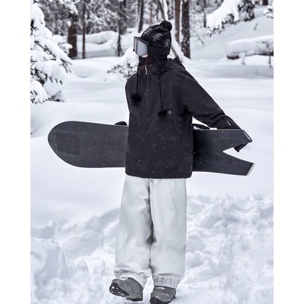 Custom OEM Couple 3L Waterproof Snowboard Ski Jacket Winter Warm Ski Sweatshirt