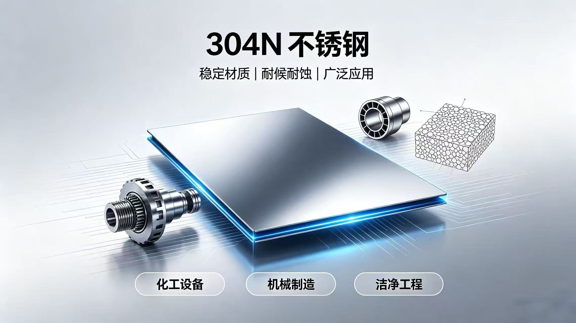S30408,S30403,S30409,304H,304...Stainless Steel Hot-Rolled Sheet for Industrial Equipment