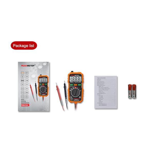 напряжение тока обнаружения 600V AC/DC цифрового вольтамперомметра NCV ряда теста батареи 1.5V 9V 12V портативное мини автоматическое