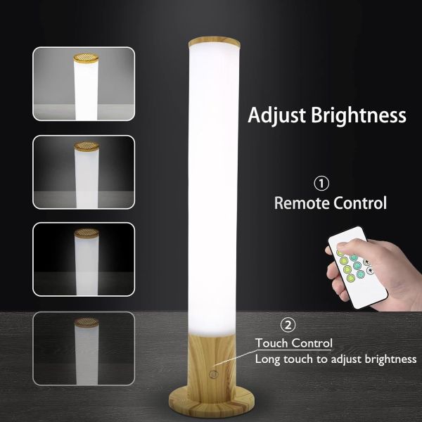 Cylindrical Daylight Simulation Lamp 10000LUX with APP Control and 16W Power for Mood Relief