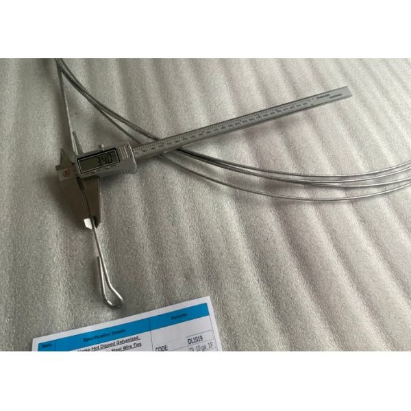 3.4mm*5.8m Galvanized Double Loop Quick Link Ties Wire for baling use