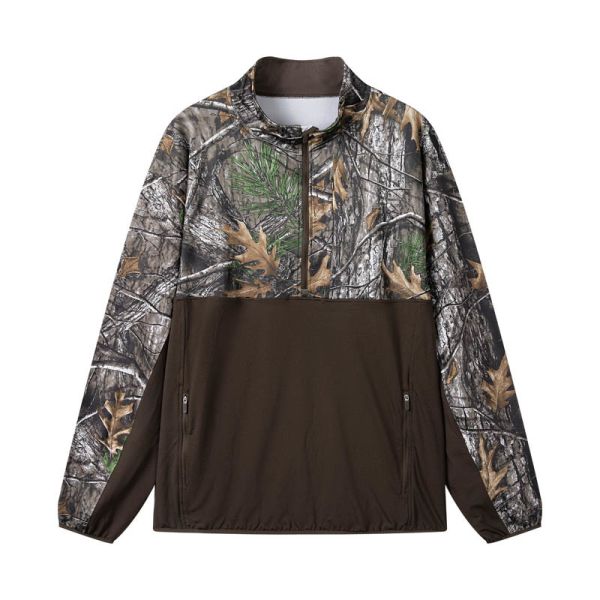 Lightweight Wind-resistant Quick-dry Camo Hunting Jacket for Outdoor Layering
