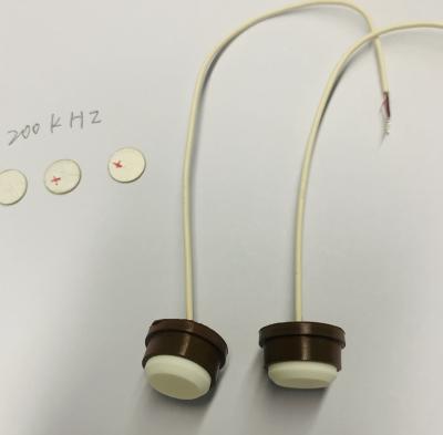 sensor de fluxo ultrassônico do gás do transdutor 200KHz ultrassônico pequeno