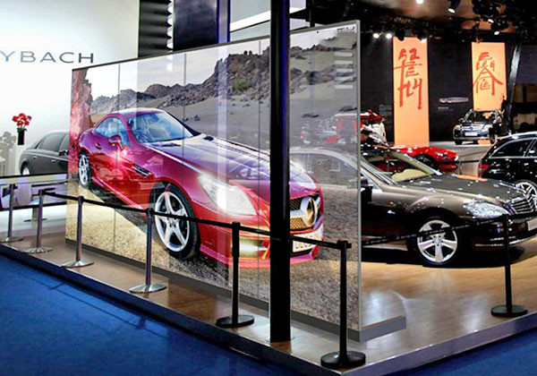 P3.91-7.82 Transparent LED Screen 5000cd/m2 Full Color