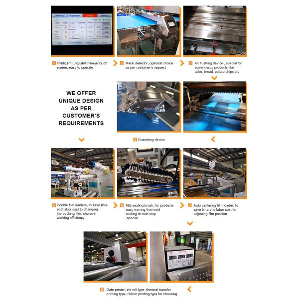Socket Pillow Flowpack Automated Packaging Machine