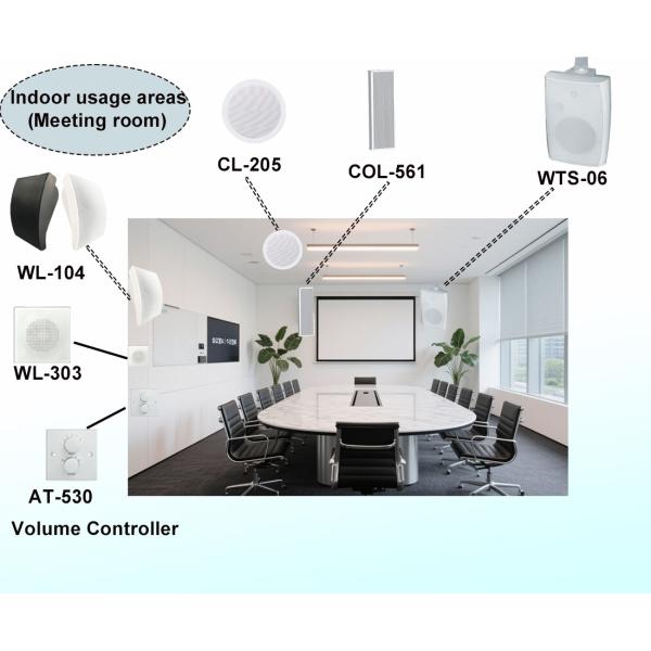 6-inch Full Range Speaker 6W Ceiling Speaker Wholesale Price White Color for Office Hotel Restaurant