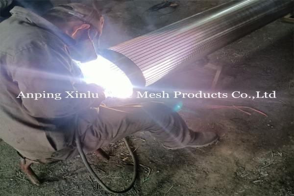 Point Welding Spiral Continuous Slot Wedge Wire Well Screen Tube for Groundwater/oil Pump