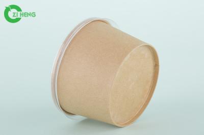Kraft Paper Microwavable Disposable Bowls For Hot Food 100% Compostable