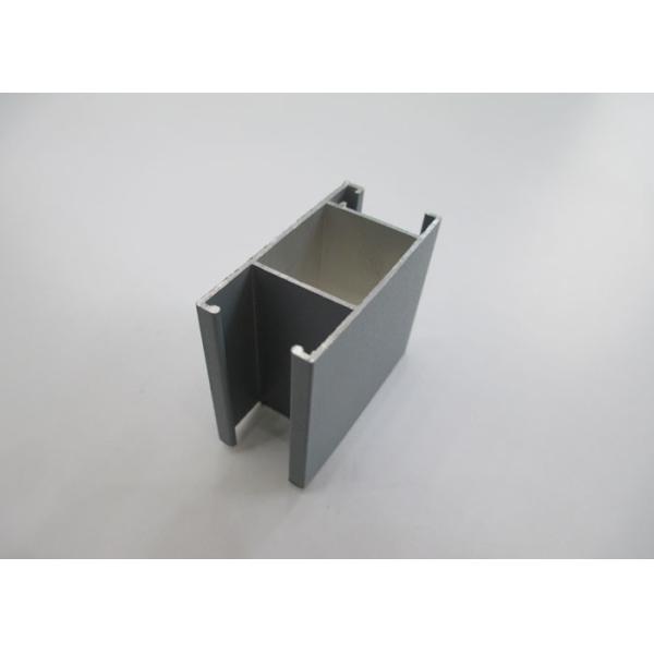 Black Sand Blasting Aluminum Door Profiles Durable For Balcony / Living Room