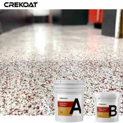 Revestimento do assoalho do floco da cola Epoxy dos espaços de escritórios contra impactos e o produto químico pesados