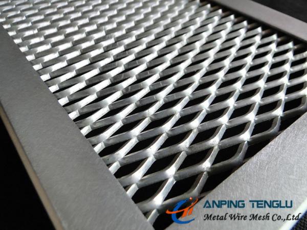 SS304 Expanded Metal Sheet, 60mm(LWD)×22mm(SWD), 2.6mm×2.8mm Strand
