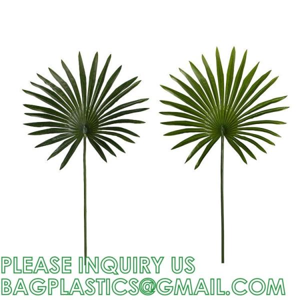 Kinds Artificial Palm Leaves Tropical Fake Leaves, Monstera Leaf Faux Leaves Party Table Decoration Wedding Birthday