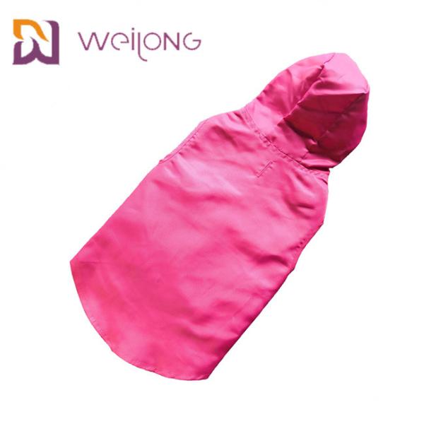 Large Waterproof Dog Coat With Hood Customizable Velcro Opening