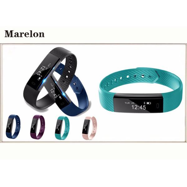Waterproof Customized Promotional Gifts / Bluetooth Smart Wristband Sports Bracelet