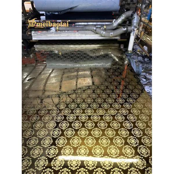 Super Mirror Etched 304 Stainless Steel Sheet 1219x2438mm for Elevator Applications
