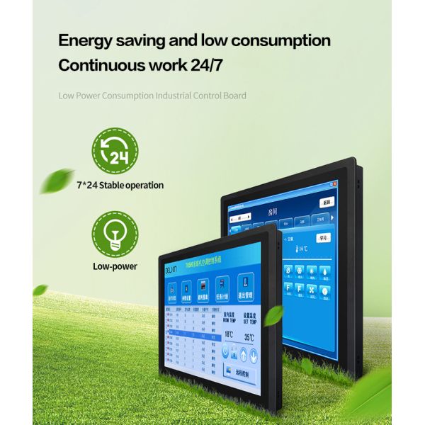 15 17 19 Inch Industrial Embedded Touch Screen Monitor Display PC Win 10 OS