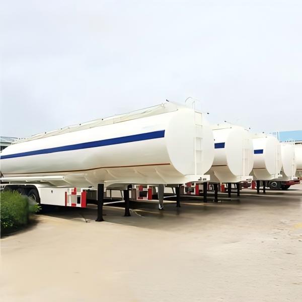CIMC 3 Axle 30000L/40000L/50000L /60000L Carbon /Stainless Steel Oil/Fuel/Diesel/Gasoline/Water/Milk Tanker Truck Semi Trailer