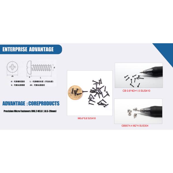 Ultra-Thin 1.5mm Galvanized Micro Screw with Slotted Flat End for Precision Electronics