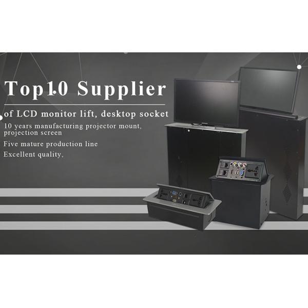 Скольжение раскрывает спрятанный в коробку гнезда держателя стола с заряжателем USB