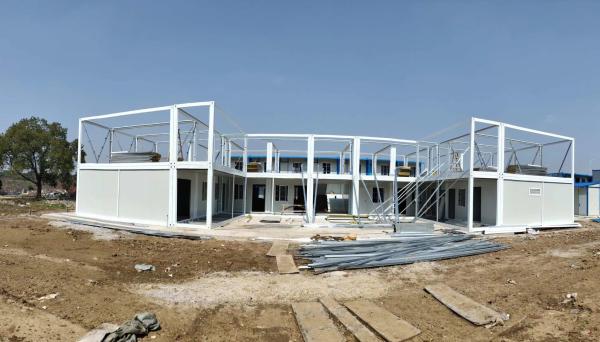Modular Prefabricated Container House with Steel Frame and Sandwich Panel