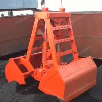 Scoop de charbon de bloc supérieur le double de seau hydraulique de grippage a motorisé