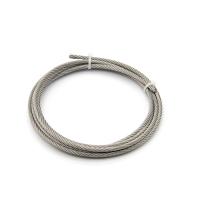 Le câble en acier inoxydable de qualité supérieure 7 × 7 2 mm-4 mm 316 304 Idéal pour le levage et la sécurité des engins