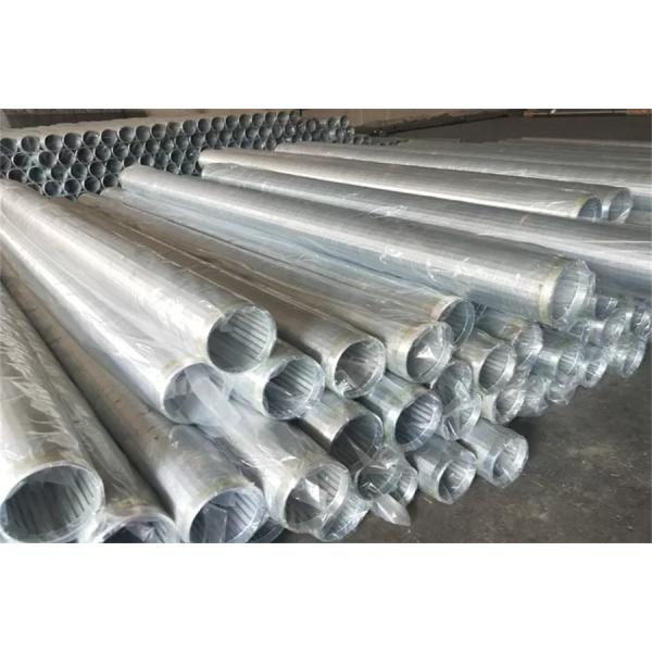 SS316L Wedge Wire Strainer Pipe 6 Inch 152.40mm Inner Diameter Continuous Slot Screen Tube