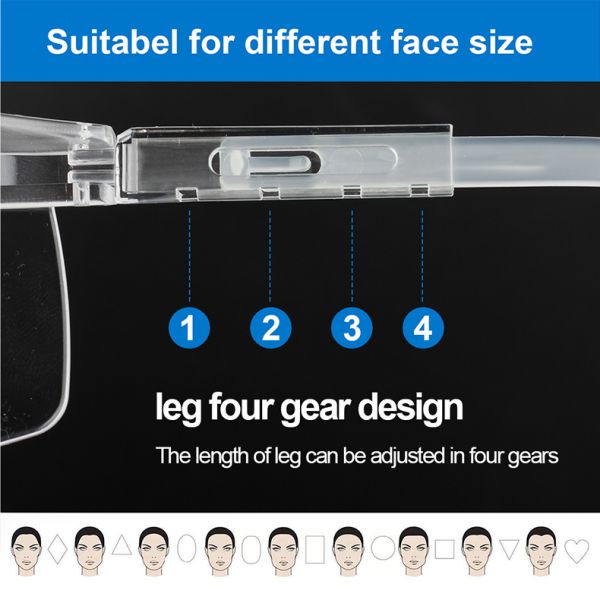 Custom Dust Clear Dark Lens Shield Trendy Ansi Z87 Unisex Impact Resistant Designer Polycarbonate Working Safety Glasses
