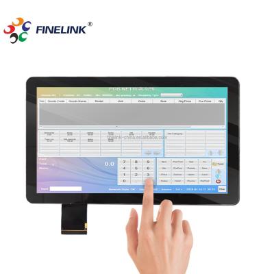 Monitor de tela sensível ao toque industrial de 11 com classificação IP65 e painel sensível ao toque capacitivo EETI