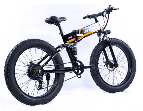 Full Suspension 26 Inch 350w Aluminium Folding Electric Bike