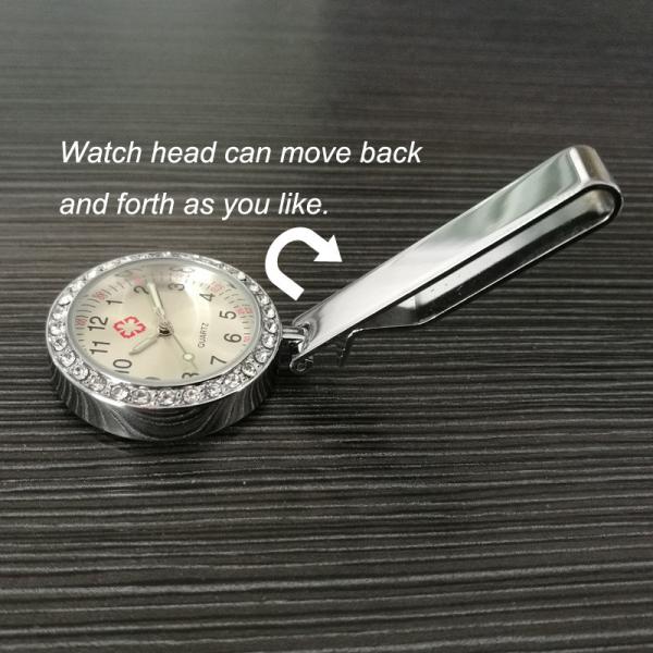 Promotional Diamond Metal Nurse Watch Pocket Watch Logo Customized