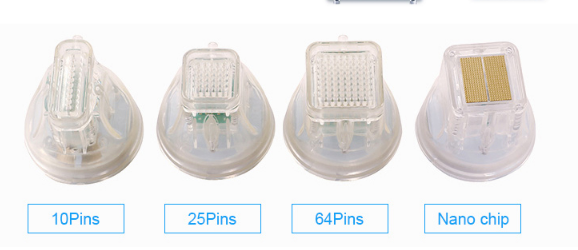 Portable Fractional RF Microneedling Machine 10 Pins 25 Pins 64 Pins Needle Skin Tightening