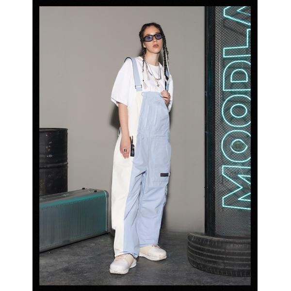 Comfortable Fabric Fully Taped Contrasting Cargo Crash Overalls with Material Technology