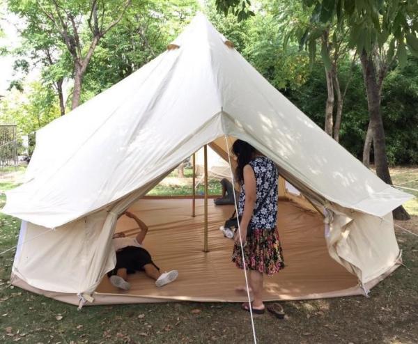 10 Person Luxury Bell Tent 4M For Camping , Trekking , Mountaineering