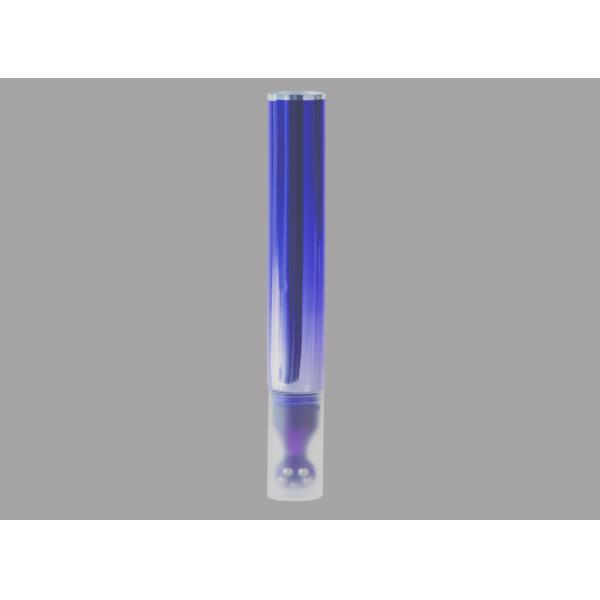 tubo oval plástico cosmético del ojo de 10-25ml D19mm del gel de encargo vacío de la crema con la bola de acero inoxidable del masaje