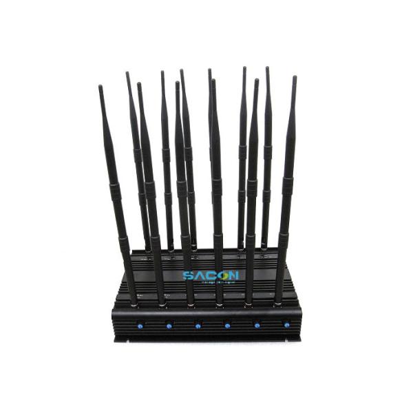30 Watt 12 Bands Mobile Phone Signal Jammer with Good Cooling System for Conference Rooms and Exam Halls