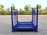 Cage à palettes pliables avec revêtement en poudre et maille galvanisée Taille 50 mm x 50 mm