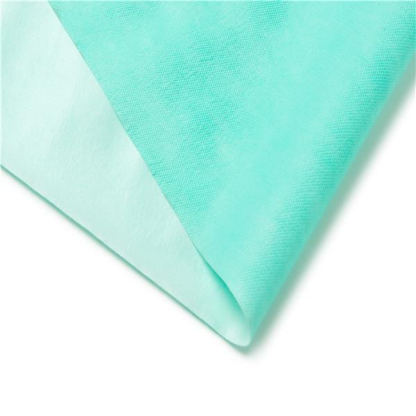 Eco Frinendly Laminated Non Woven Fabric blue green 1.6m
