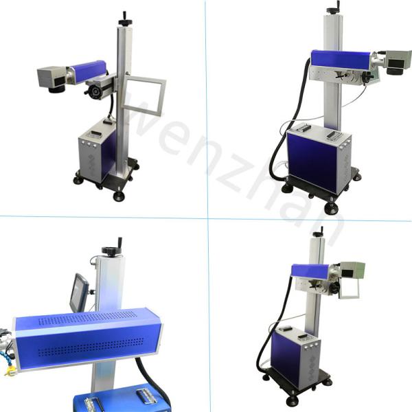 Летающая лазерная маркировочная машина WZ-103F для ремесла подарки одежда обувь сумки и промышленность IC
