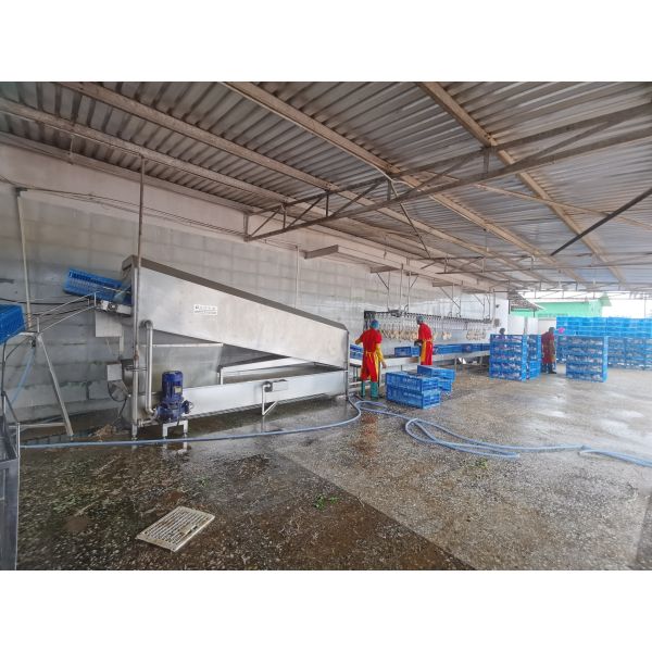 Crate washing machine of  chicken slaughter equipment 3000BPH