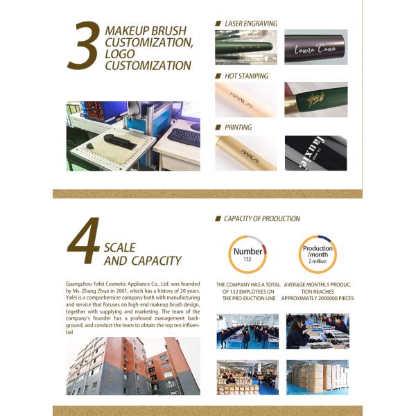 A11 poignée de poil en nylon unique fondation en bois pinceau en poudre pinceau cosmétique