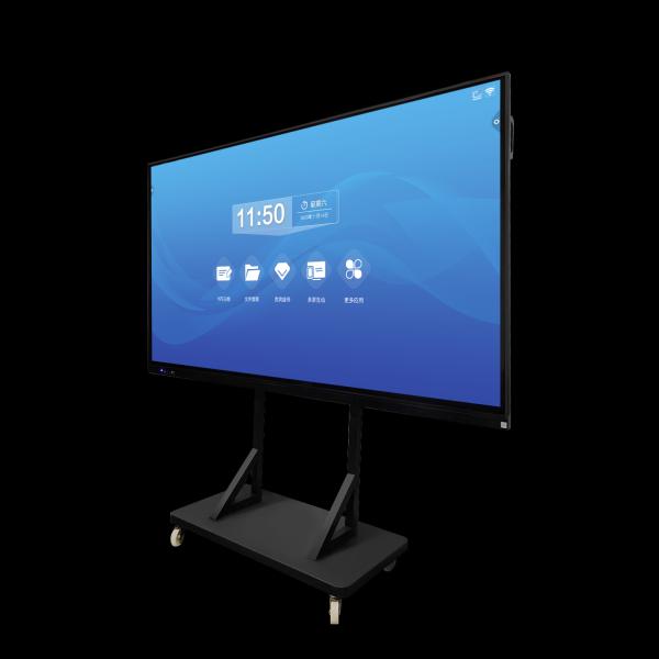4K Interactive Flat Panel Touch Screen Smart Meeting Board Android Windows Dual OS Conference All-in-One Display OEM